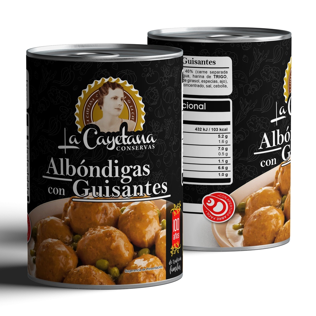 Albóndigas con Guisantes 415g