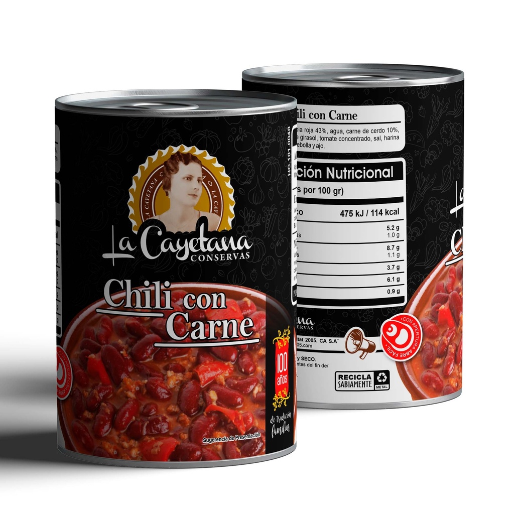 [HC.101.0048] Chili con Carne 415g