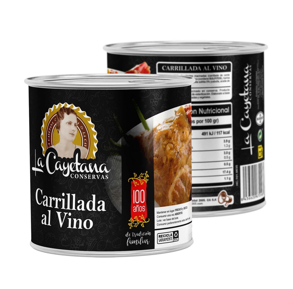 [HC.101.0035] Carillada al Vino 750g