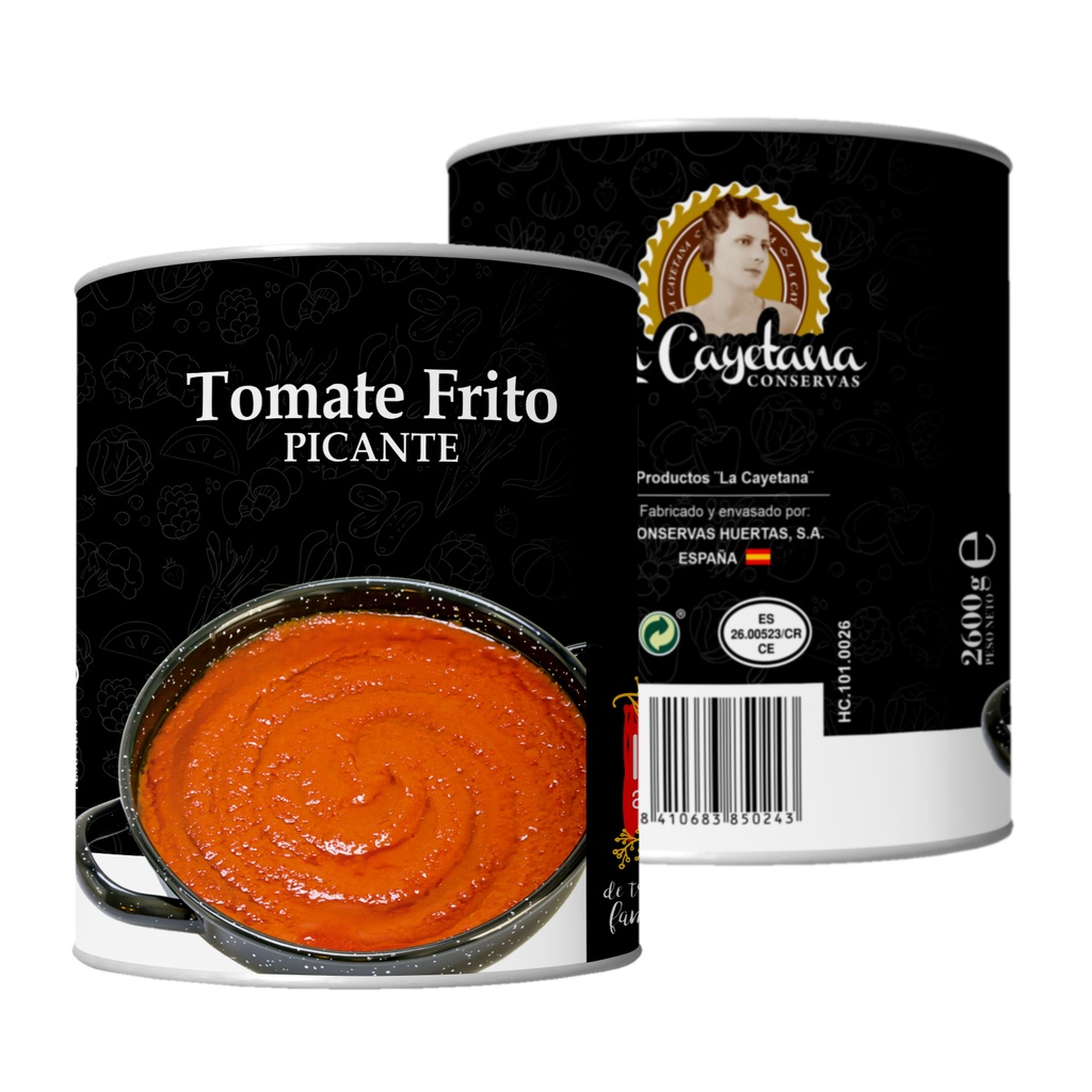 [HC.101.0026] Tomate Frito picante 2600g